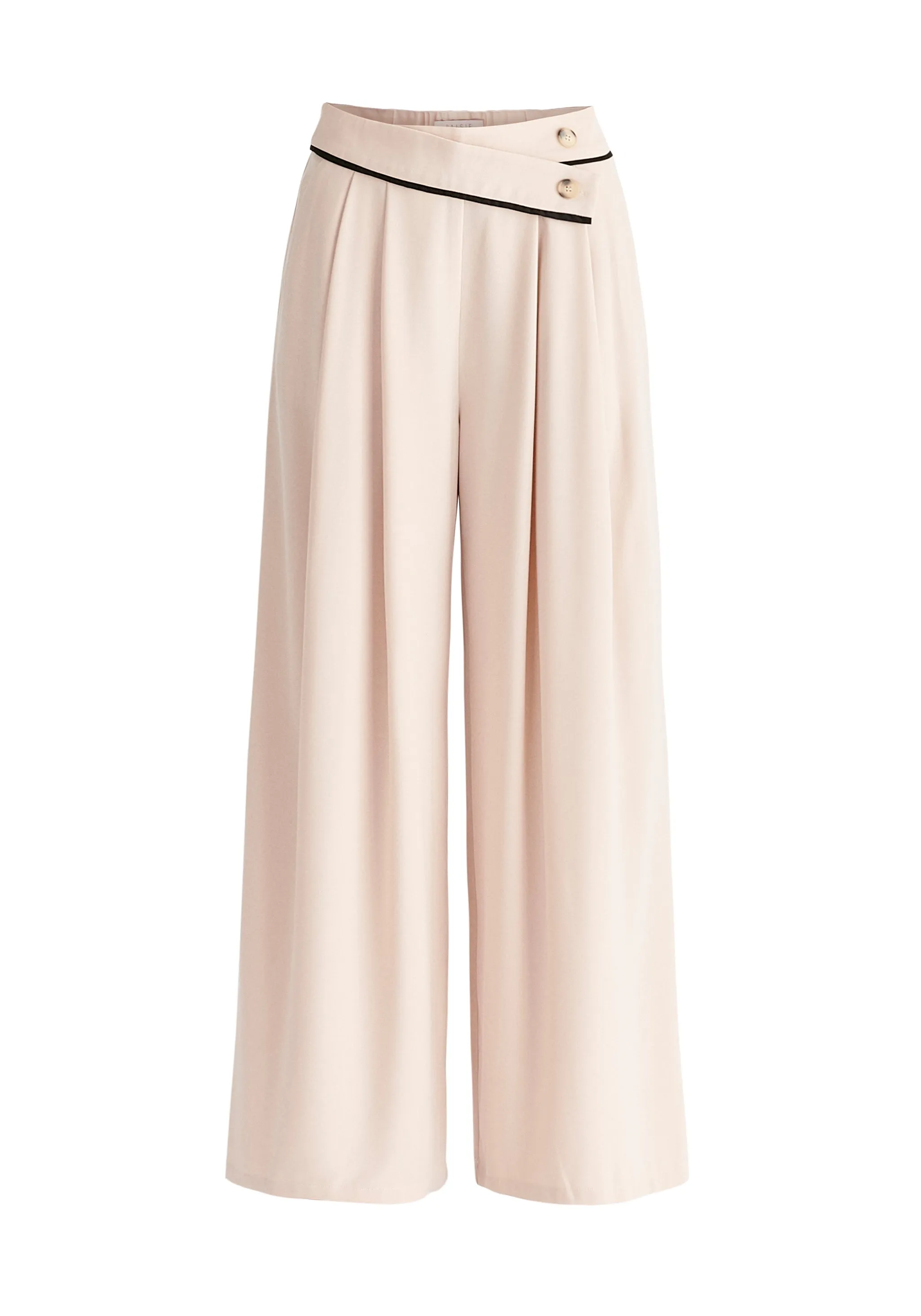 Asymmetric Waistband Trousers