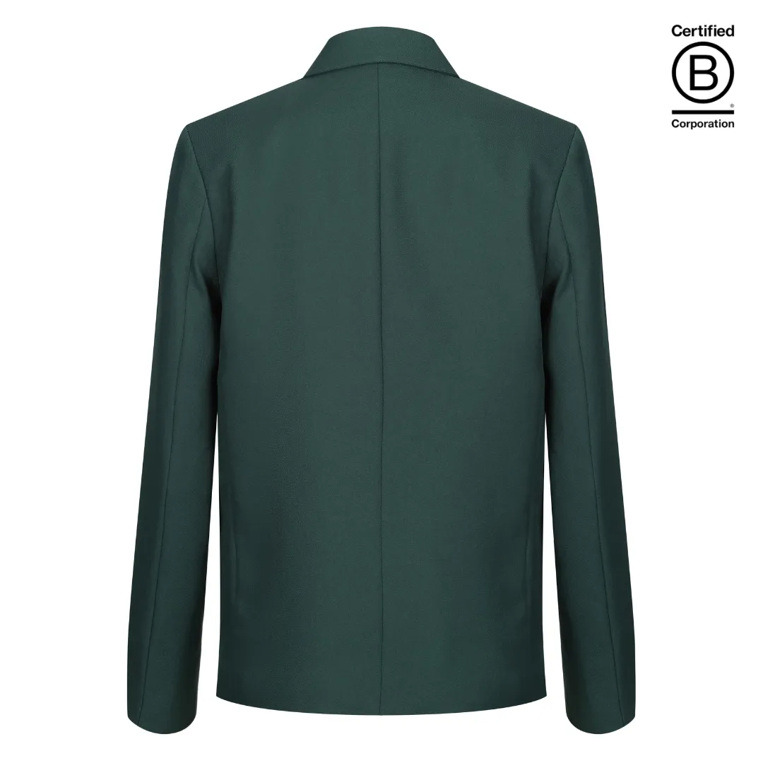 Bottle green girl's Performa eco school blazer