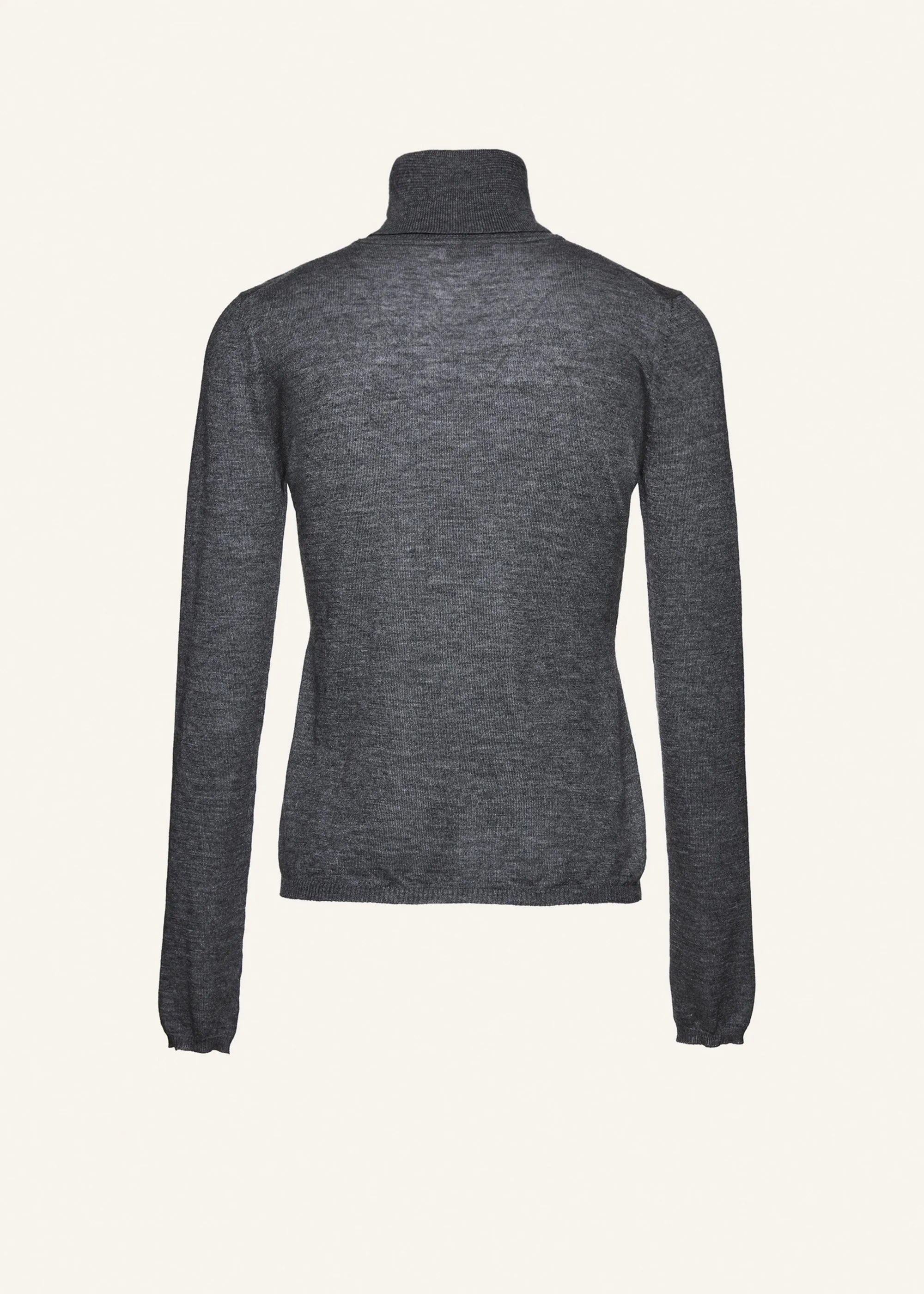 Cashmere turtleneck in dark grey