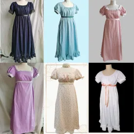 Custom Made Regency Dress Period Drama Inspired Dress