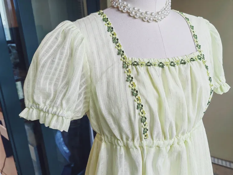 Custom Made Regency Dress Period Drama Inspired Dress