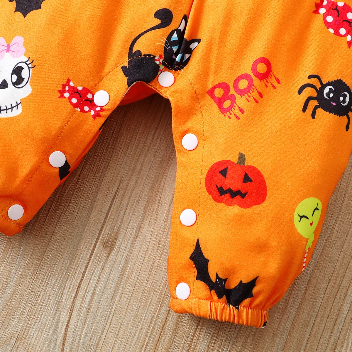 Halloween Baby Suspender Jumpsuits Pumpkin Ghost Bat Baby Rompers Outfits