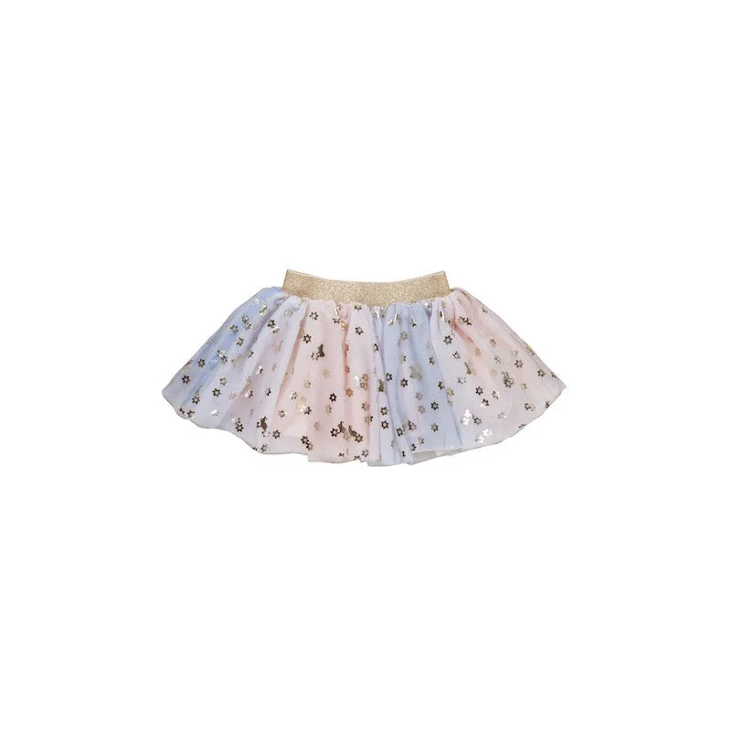 Huxbaby Rainbow Bunnies Tulle Skirt