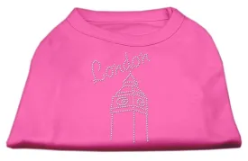 London Rhinestone Shirts Bright Pink XS (8)