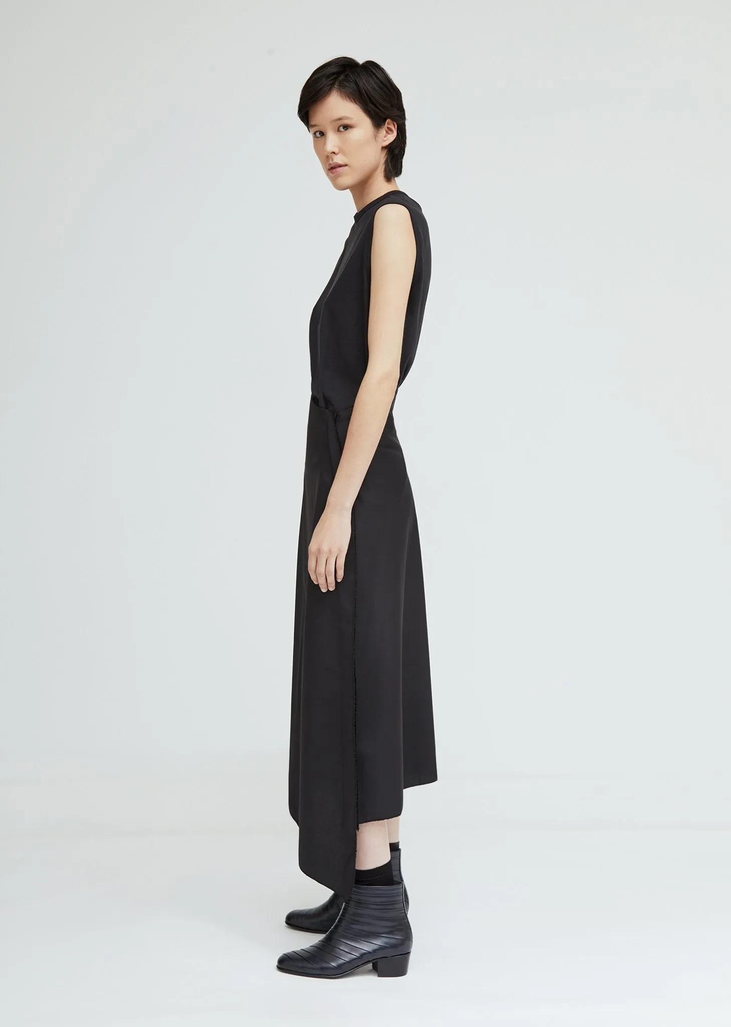 Loro Piana Asymmetrical Long Skirt