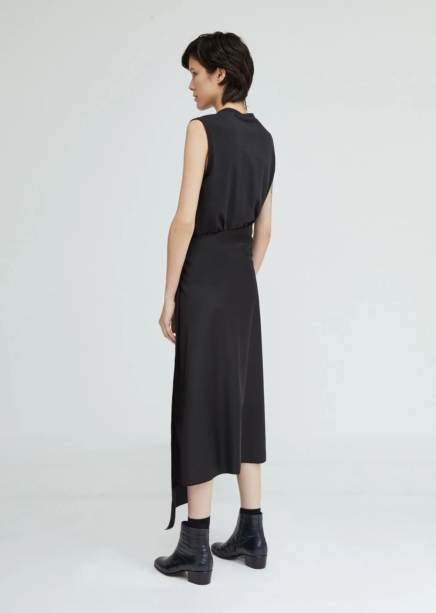 Loro Piana Asymmetrical Long Skirt