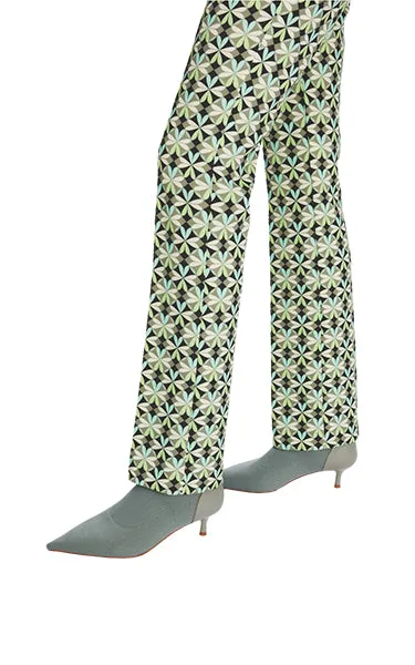 Marccain Mint Floral Pants