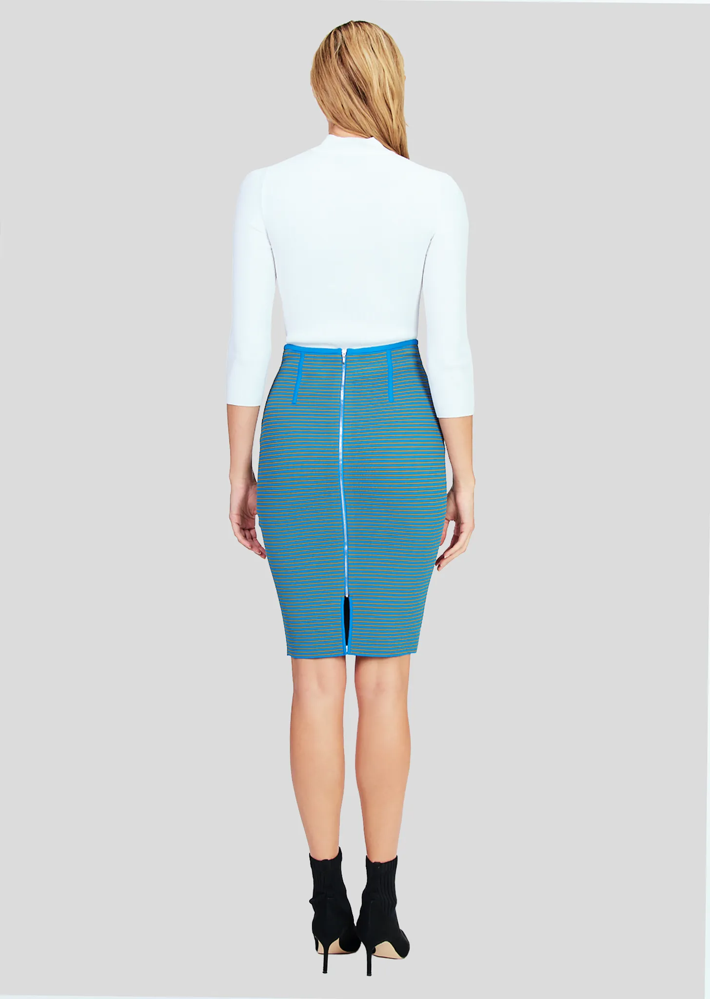 Olympia – Ottoman Knit Pencil Skirt