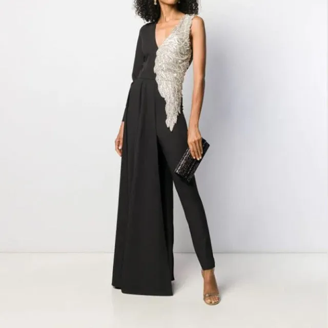 "Harlow" Lace and Pants Jumpsuit