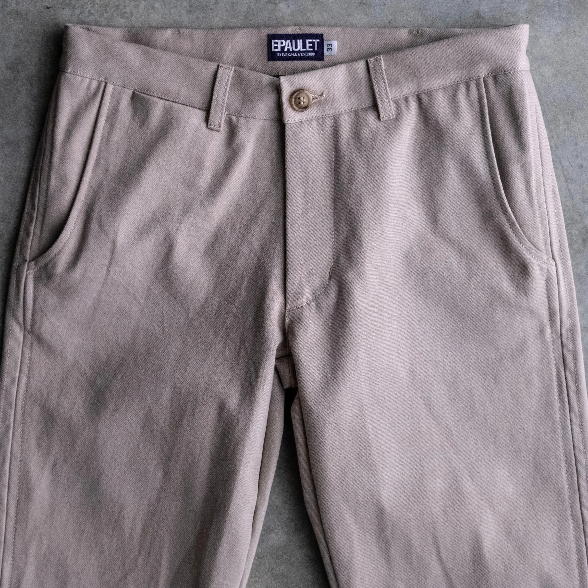 Rivet Chino Washed Khaki 10oz Howitzer Twill