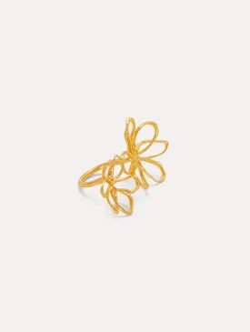 Threaded Flower Ring