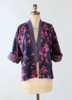 Vintage 1970s Reversible Indian Cotton Jacket