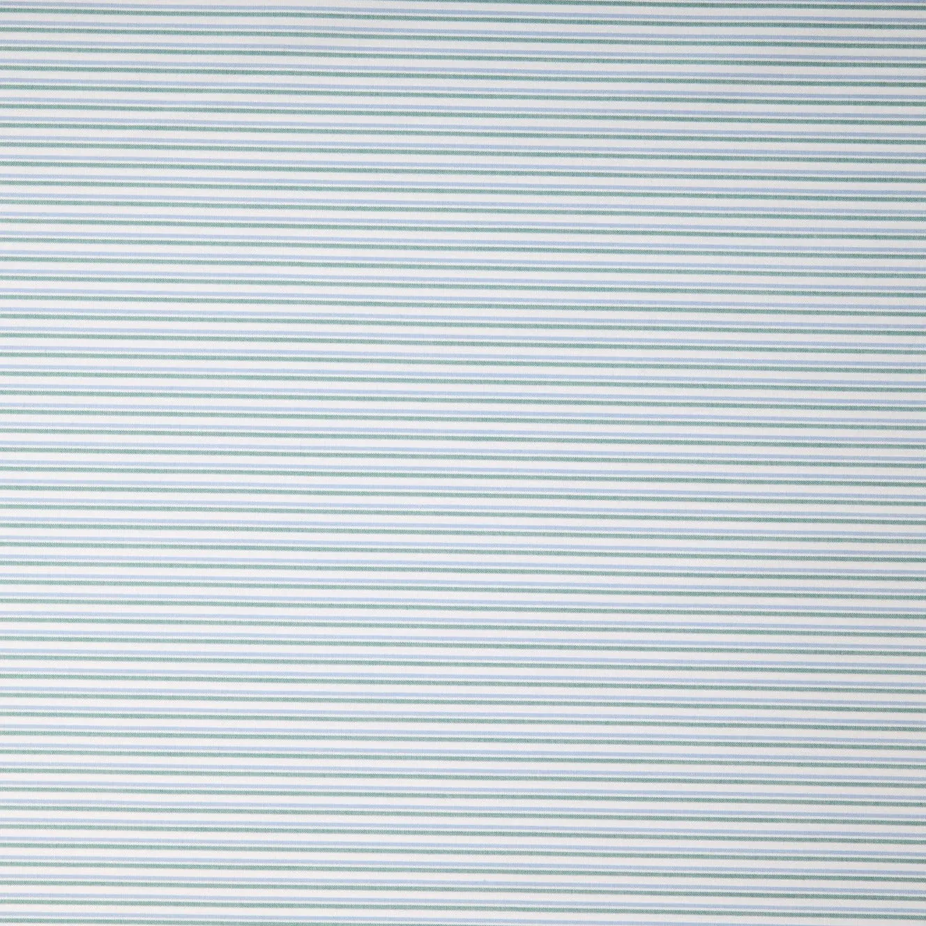 White Blue Stripes Semi Cotton Shirting Fabric